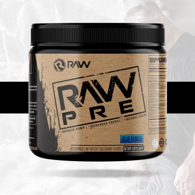 RAW Nutrition RAW PRE: Low-Stim Pre-Workout (100mg Caffeine)